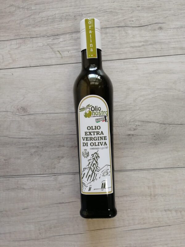 Bottiglia Olio Extra Vergine di Oliva "Coratina" da 0,500 litri