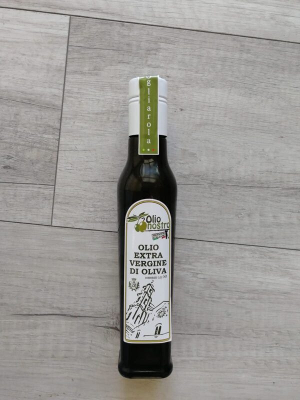 Bottiglia Olio Extra Vergine di Oliva "Ogliarola" da 0,250 litri