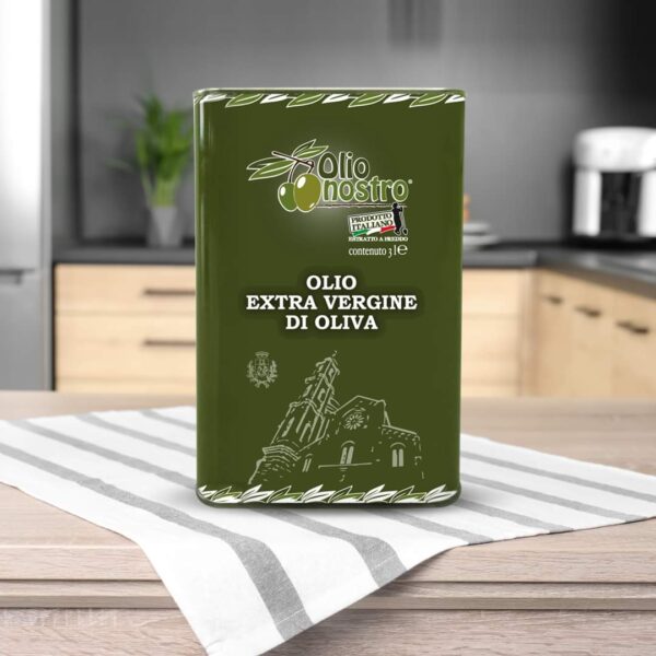 Lattina Olio Extra Vergine di Oliva "Ogliarola" da 3 litri
